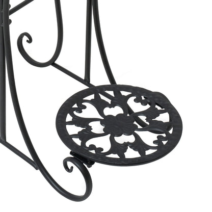 njxbrek 4 Tier Plant Stand, Plant Stand Indoor Outdoor Shelf Metal Holder Pot Rack, Flower Pot Holder Display Racks for Garden Patio Lawn Balcony Office