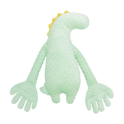 DAOLUAN Baby Soothers Toys, Cute Animal Plush Stuffed Doll Toy for Girls Boys, Portable Dinosaur Unicorn Figure Soothing Dolls for Home and Travel (Green, OneSize)
