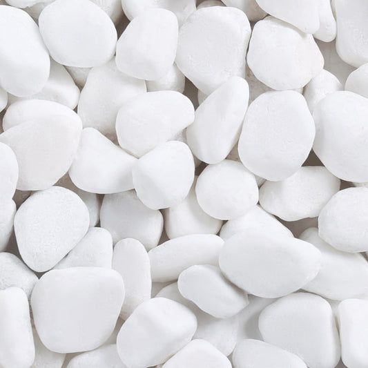 SIDONG 5 lbs White River Rocks, 1.2-2 Inches Pebbles for Indoor Plants, Aquarium Rocks Used in Fish Tank, Decorative Stones for Plants, Vases, Home Décor, Crafting, Garden Landscaping