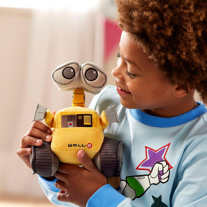 Disney Store Wall-E Medium Soft Toy for Kids, Cuddly Character with Fuzzy Texture and Embroidered Details, Print Panel, Disney Plushy Suitable for All Ages