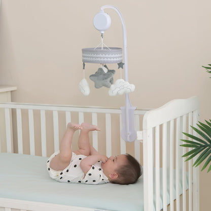 Lovvie & Joy Baby Crib Mobile,Mobile for Crib with 35 Lullabies and Stuffed Hanging Toys for Newborns Boys and Girls,Goodnight Moon Nursery Decor