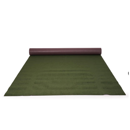 Grefinity Marine Carpet,6 FT x 14 FT Olive Green Indoor Outdoor Carpet 0.2" Thick with Water-Proof TPE Backing, Non-Slide for Home, Patio, Porch, Deck