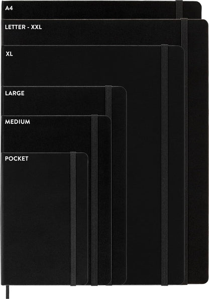 Moleskine Classic Notebook, Hard Cover, Large (5" x 8.25") Plain/Blank, Reef Blue, 240 Pages