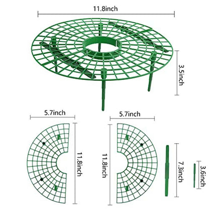 Iceyyyy 5 Pack Strawberry Plant Support - Strawberry Growing Racks with 4 Sturdy Legs - Strawberry Growing Frame Keep Berries Clean