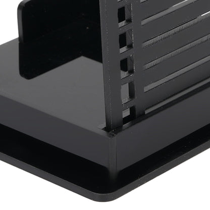 Yosoo Sticky Note Holder with Stencil, ABS Memo Pad Organizer for 3x3 Inch Note Pad Up Notes, High Strength and Toughness, Boost Work Efficiency