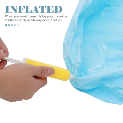 Baby Inflatable Pool, Sandpit Toys Blow up Pool Children Inflatable Pool Baby Blow Up Pool Wading Pool for Children Sand Outdoor Fishing Toy Sandpit Plaything