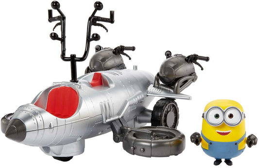 Mattel Minions Wild Rider Remote Control Vehicle with Minion Bob Action Figure, For Kids 4 Years and Older