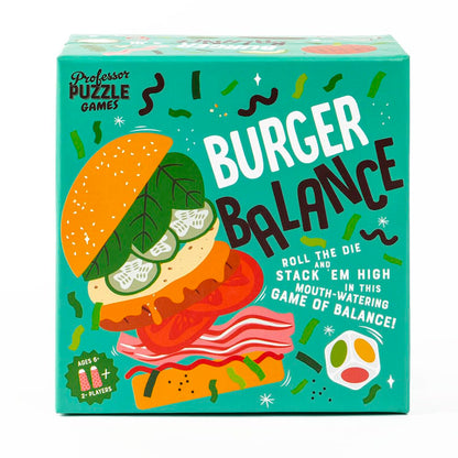 Professor PUZZLE Foodie Games - Burger Balance Stacking Game