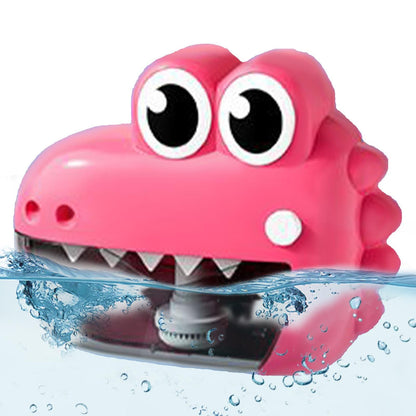 Bubble Maker for Bathtub - Widely Uses Bath Bubble Machine, Cute Frog Crocodile Toys | Convenient Installation Shower Fun, Birthday Easter Basket Stuffers Bathing Play Accessory