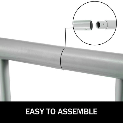 BestEquip 111" Length Floor Bike Rack, 9 Holders All-Steel Grid Bike Rack, Single-Side Storage Stand for Garages Streets Yards