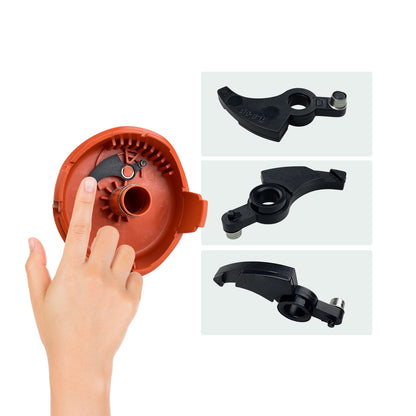 Kenshopping 90567077 6-Pack Trimmer Replacement Lever Assembly for 90567079 Black&Decker NST2118 LST220 LST136 LST220FC-B3 LST220FC-BR NST2118-6 Pack