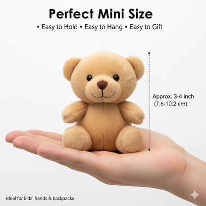 Yaliuliu Mini Stuffed Animals Bulk – 24 Pack Tiny Plushies Keychain for Kids, Small Animal Plush Toys for Classroom Rewards, Birthday Party Favors, Claw Machine, Easter, Halloween & Christmas