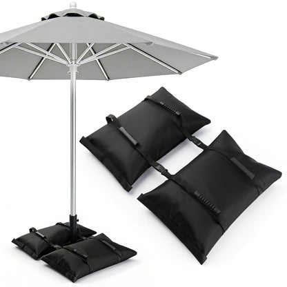 Arivlune 50LBS Umbrella Base Weights Sandbags, Sand Bags for Weight to Hold Down Umbrella Base, Fillable Heavy Duty Weights Sandbag for Outdoor Furniture Backyard Umbrellas(Without Sand)