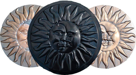 Concrete Mold Sun and Moon Plaster Concrete Stepping Stone Garden Path Decor (S11)