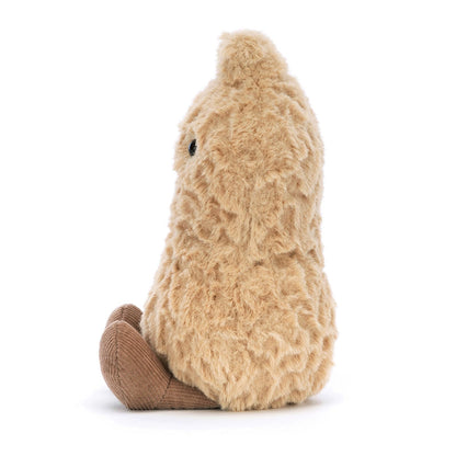 Jellycat Amuseables Peanut Stuffed Toy, 6 inches - Food Plush - Fun Gift Idea