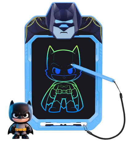 Fullware LCD Writing Tablet for Kids 10 Inch Bat Hero for Toddler 3 4 5 6 7 8 - Paint, Doodle Board, Drawing Pad - Travel Toys, Road Trip Car Activities, Birthday Christmas Gift Boys & Man