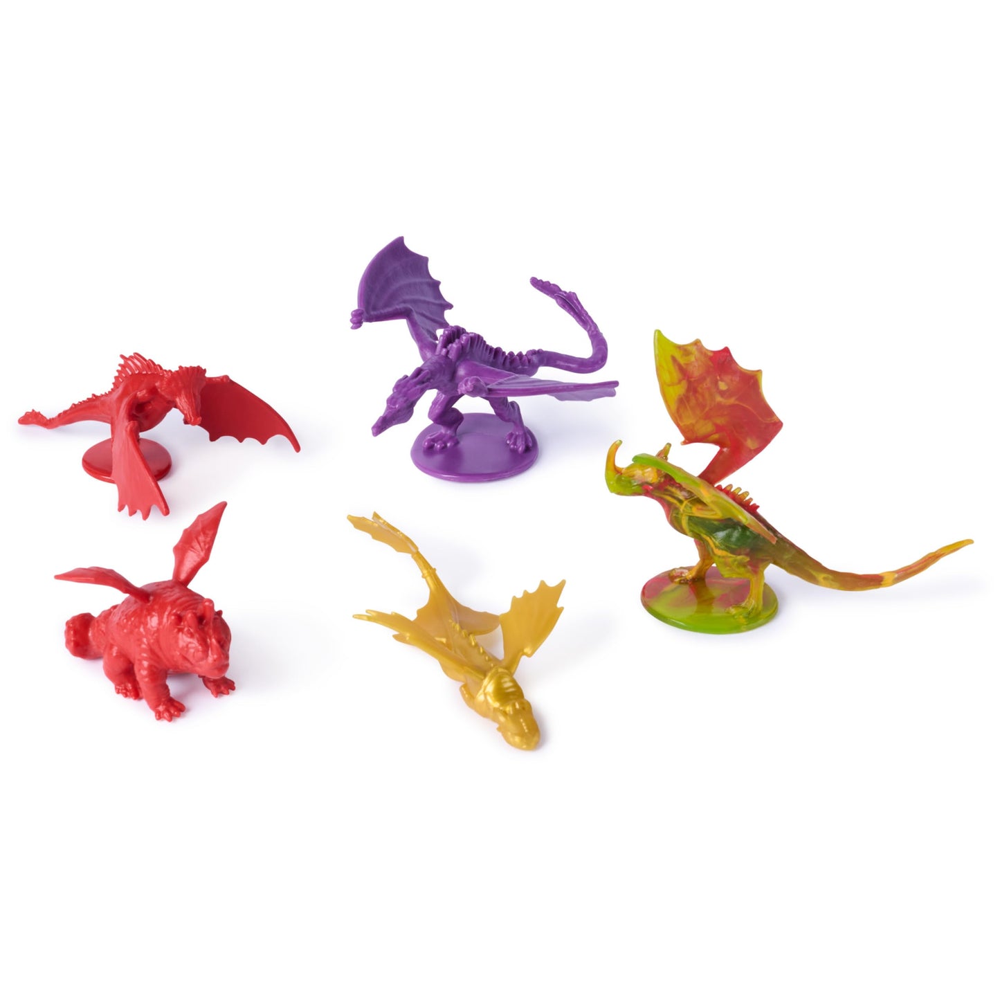 DreamWorks Dragons, World of Berk: Dragon Flock Arena, 50 Collectible Dragons and Vikings Figures for Ages 4 and up