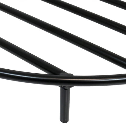 Sunnydaze Round Fire Pit Grate - Elevated Wood Grate for Fire Pit - Heavy-Duty Steel Log Grate for Outside - 12-Inch