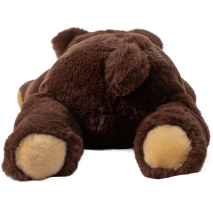 Lunapuer Bear Sensory Weighted Vibrating Pillow, Pressure Activated for Kids Adults, Plush Minky Soft Size: 11 by 20 inches Pillow Animal, Calming Therapy for Focus and Balance for Gift Birthday