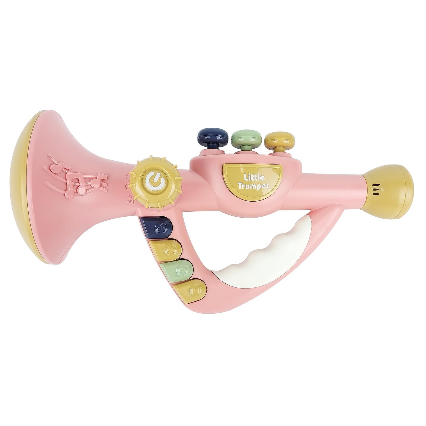 IIROMECI Musical Toys for Kids, Little Trumpet Toy for Toddlers, Blow Horn Baby Educational Toys, Infants Music Toy for Girls Boys Ages 1 2 3 Years Old (Pink)