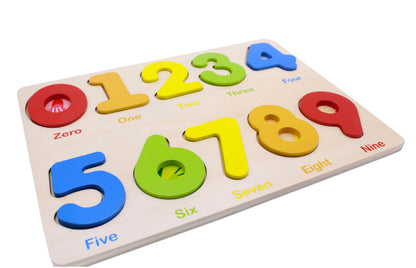 You&Xi Toddler Puzzles for Kids Age 3-4 Years Old-Wooden Number Preschool Puzzles