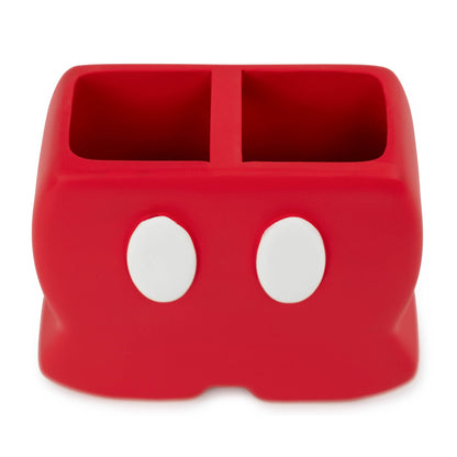 Jay Franco Disney Mickey Mouse Toothbrush Holder - Red Resin Pencil Holder - Bathroom Storage