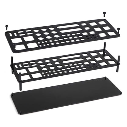 JOYABEST 63 Holes Screwdriver Storage Rack, Organizers, Portable Tool Box, Workshop Tools Tray, Tweezer Brushes Pens