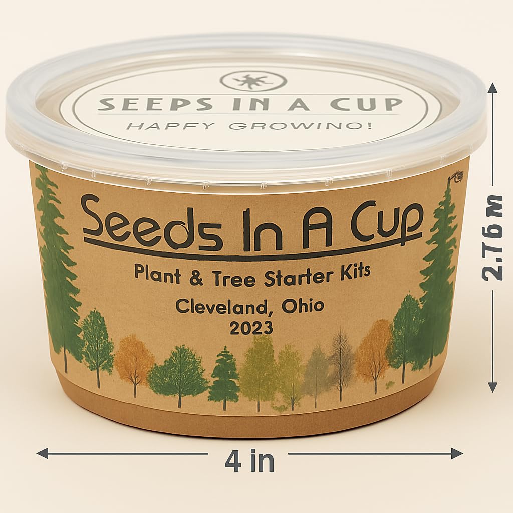 Date Palm | Seeds In A Cup: Date Palm Tree Starter Kit | Easy to use | Educational | Thoughtful Gift | Great Gift Idea | Plant It for The Planet | Grow Your Own Tree |