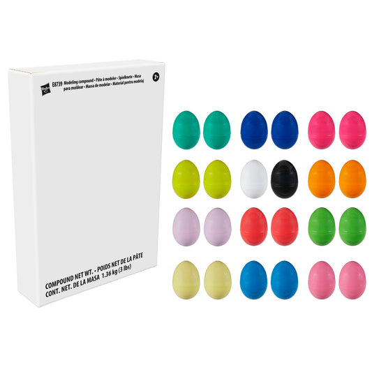 Play-Doh Eggs 24-Pack, Dinosaur & Dragon Egg Hunt Toys, Modeling Compound for Birthday Gifts & Party Favors, Easter Basket Stuffers, Kids Ages 2 and Up (Amazon Exclusive)