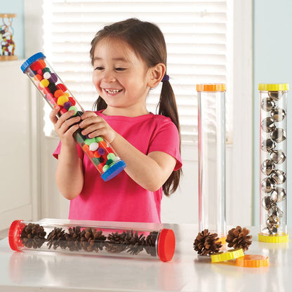 Learning Resources Primary Science Sensory Tubes - Toddler Toys, Homeschool Supplies, Fine Motor Skills, Calm Down Bottle, STEM Manipulatives, Preschool Activities, Montessori Games, Gifts for Kids