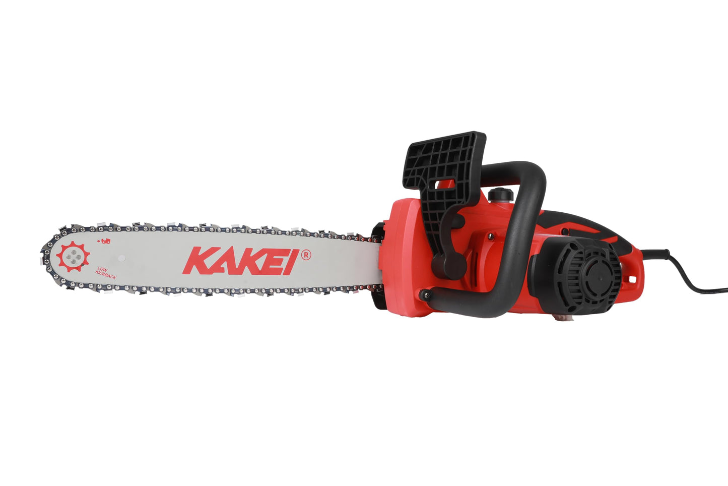 KAKEI 16-Inch 15-Amp Electric Chainsaw, 2200W Peak Power Corded Chain Saw with 3 German Steel Chains for Heavy Duty Wood Cutting