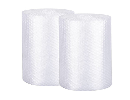 packbabol Bubble Cushioning Wrap Rolls 2-Pack, 12 Inch x 72 Feet 3/16" Air Bubble, Bubble Moving Wrap for Packing, Moving Supplies, Small business