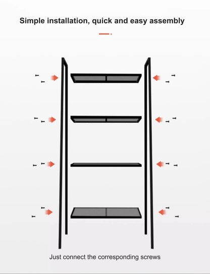 Plant Stand Indoor Outdoor,Metal Plant Stands,4 Tier Corner Plant Shelf Tall Plant Shelf with Leveling Feet(Black)