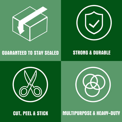 HERKKA Clear Packing Tape, 18 Rolls Heavy Duty Packaging Tape for Shipping Packaging Moving Sealing, 3 Mil Thick Clear Packing Tape, 1.88 inches Wide, 65 Yards Per Roll, 1170 Total Yards