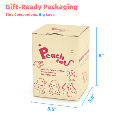 PEACH CAT Elephant Stuffed Animal Cute Plushies Small Plush Toys Birthday Gifts for Girls Boys Kids