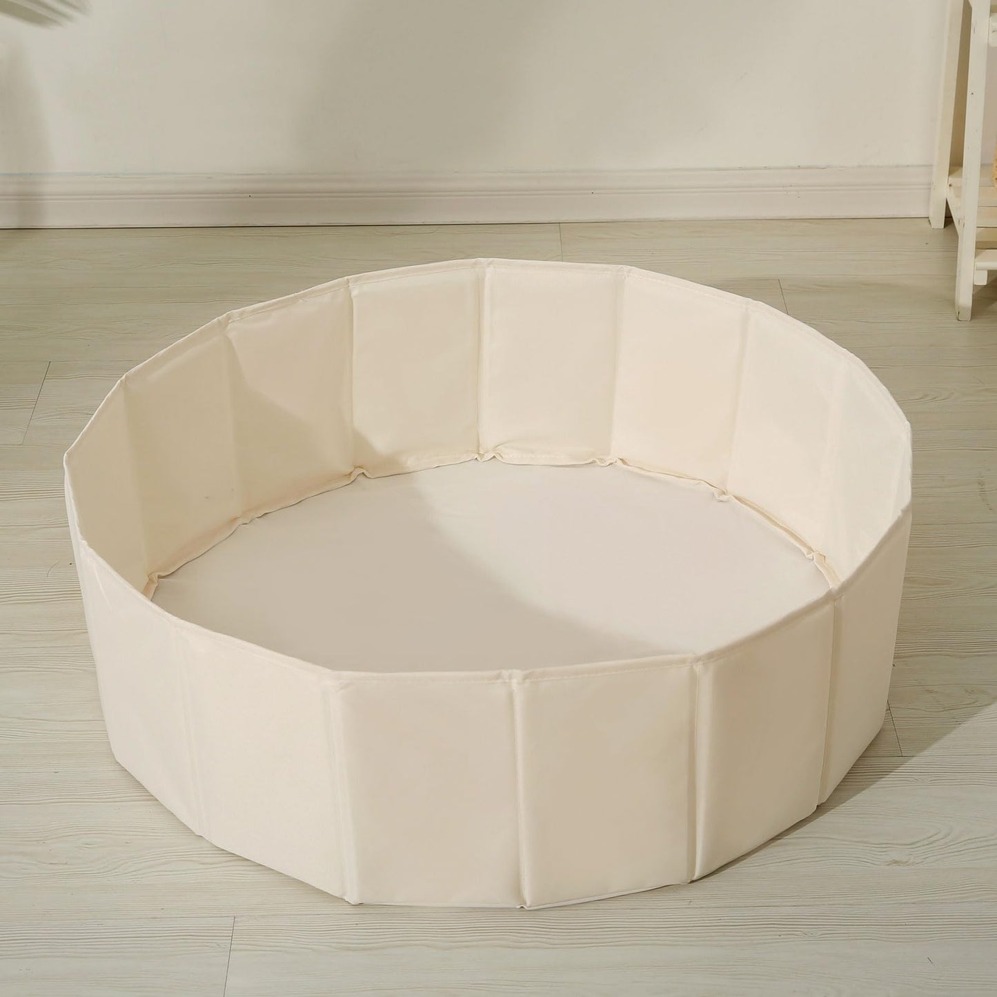 White Kids Ball Pit, Children &Pet Toy Ball Play Pool, Unsexual Foldable Play Tent for Kids Girls Boys Dogs Indoor and Outdoor,Balls Not Included,31.5 Inch /2.62 Feet
