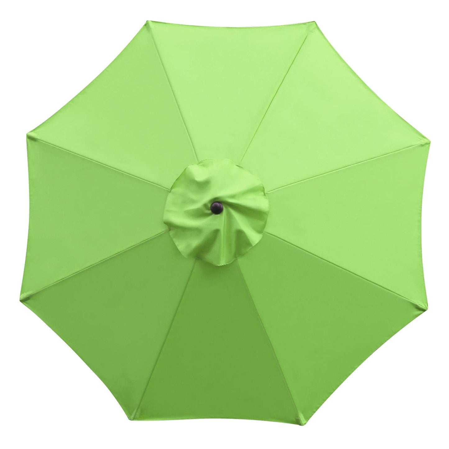 Sunnyglade 9Ft Patio Umbrella Outdoor Table Umbrella with 8 Sturdy Ribs (Grass Green)