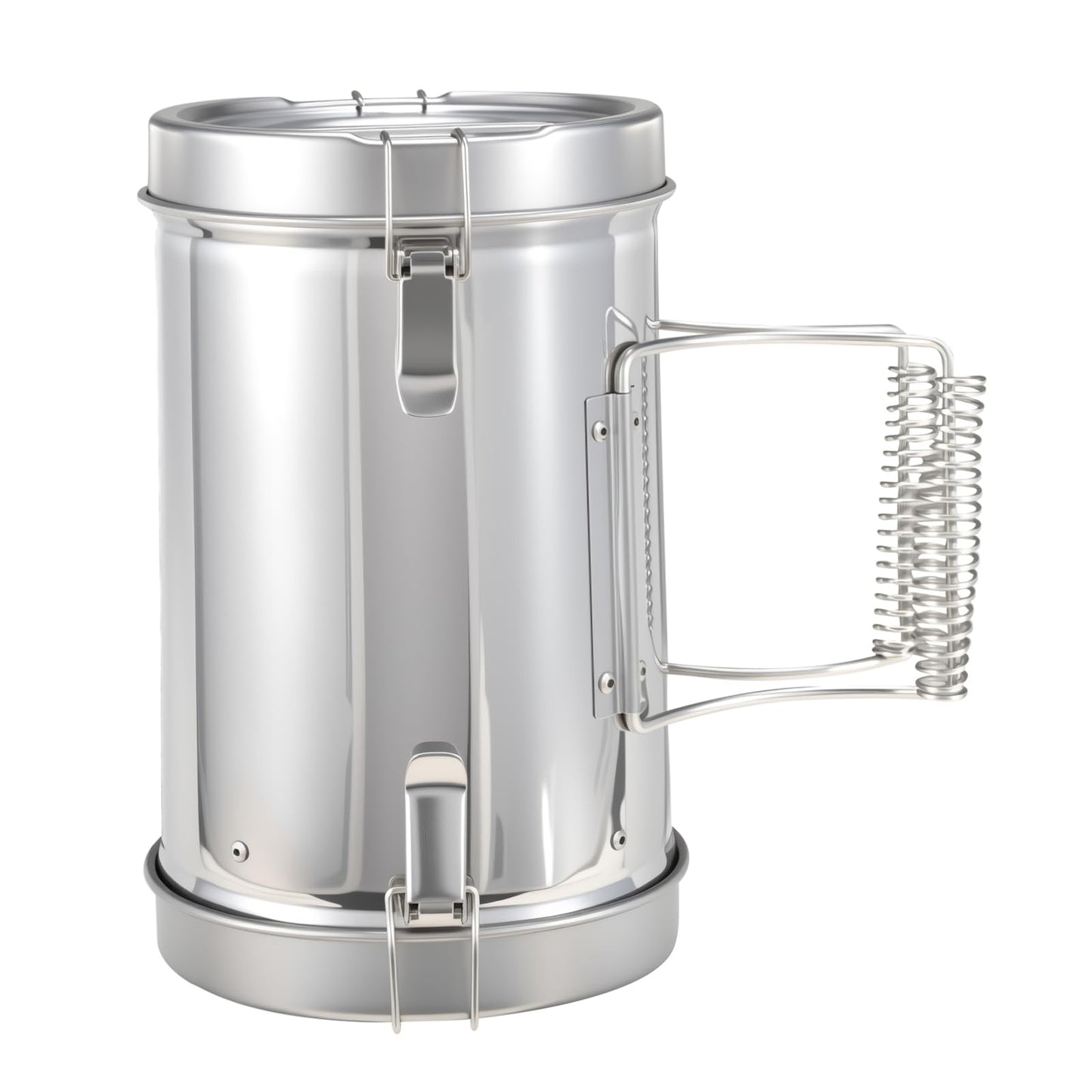 mocampro Stainless Steel Charcoal Chimney Starter | BBQ Chimney Starter for Charcoal Grill and Barbecues, Compact Outdoor Cooking BBQ Tools Accessories