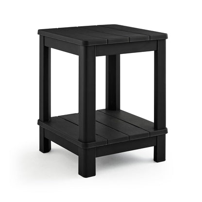 Keter Deluxe Adirondack Side Table - Black