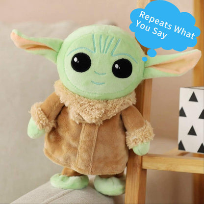PAZATAO Talking Baby Yoda 7.8 Inch Walking, Talking, Interactive Plush Toy for Kids, Boys, Girls