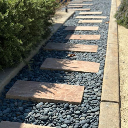 Unpolished River Rocks in Bulk - Beautiful Natural Mexican Beach Pebbles & Stones Ideal for Landscaping, Garden, Pathways, Aquarium. Hand Chosen from Baja Peninsula