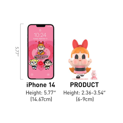 POP MART CRYBABY x Powerpuff Girls Series Figures, 12PCs CRYBABY Blind Box Figures, Random Design Action Figures Collectible Toys Home Decorations, Holiday Birthday Gifts for Girls and Boys, Whole Set