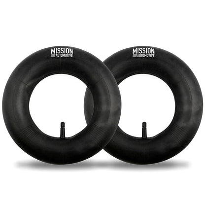Mission Automotive 4.80/4.00-8 in Tire Inner Tubes for Wheelbarrow Wheels - Fits Trailer Tire Tube - Pack of 2