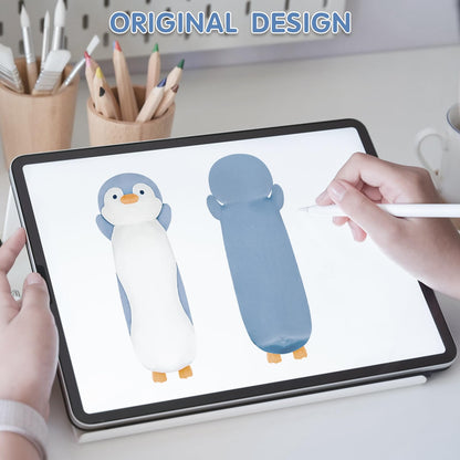 Dalmao 36" Penguin Stuffed Animal, Soft Jumbo Long Cuddle Pillow, Cute Blue Penguin Plush Body Pillow Plushies Toy Gift for Kids, Boy and Girls Birthday, Easter