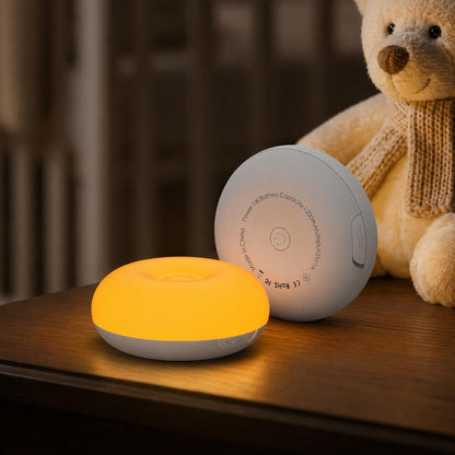 Baby Night Light 1800K No Blue Light, Nursery Night Egg Light for Breastfeeding,Amber BPA-Free Silicone Lamp with Child Lock, Dimmable Touch & Flip Control, Rechargeable Bedside Light for Kids Toddler