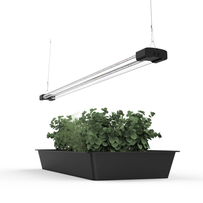 BoostGro 4FT LED Succulent Terrarium Plant Grow Light Linkable Full Spectrum Daylight with Enhanced 660nm Red and 450nm Blue LightTech Indoor Lighting Fixture (4 FT)