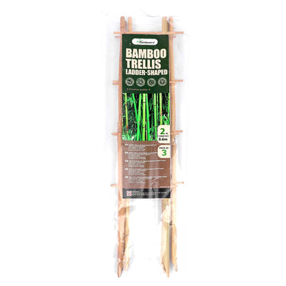 Cambaverd 24 Inch Trellis for Potted Plants, 3 Pack Bamboo Trellis Indoor, Natural Garden Trellis for Climbing Plant Monstera Hoya Vegetables and Fruits