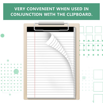 Legal Pads 5×8 Inch Notepad, 12 Pack Note Pads College Ruled Perforated Memo Pad for Work Study Daily Note Taking List, Lined Writing Pads Memo Refills Notepads for Office Home School, 30 Sheet/Pad