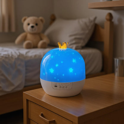 Kids Night Light Projector – USB ABS, 360 Rotation Lamp, Ceiling Projection Display, Sleep Ambience Creation | Perfect for Nursery Bedtime Sleep, Room Comfort, Calm Evening Routine, Gentle