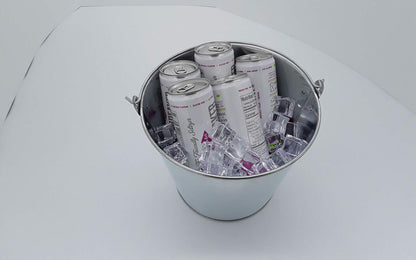 IMC Metal Galvanized Ice Bucket | Large | Silver | 5-Quart | Perfect for Parties and Tailgates